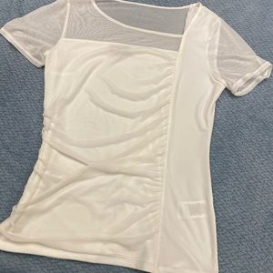 DKNY white dress top